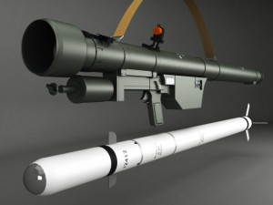 sa7 gral rocket launcher pack 3D Model