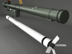 sa7 gral rocket launcher pack 3D Model