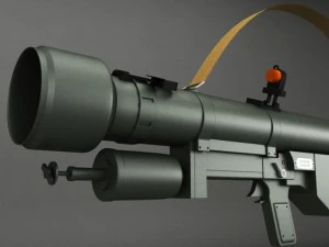 sa7 gral rocket launcher pack 3D Model