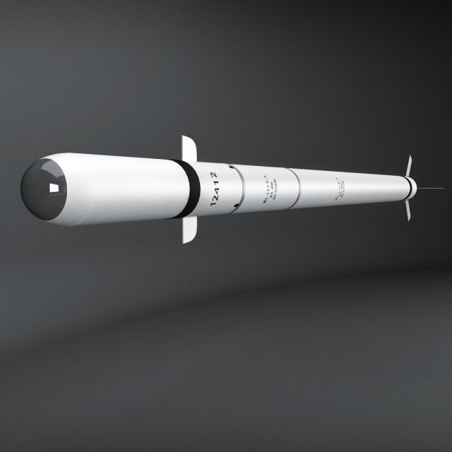 sa7 grail rocket 3D Модель .c4d .max .obj .3ds .fbx .stl .blend 