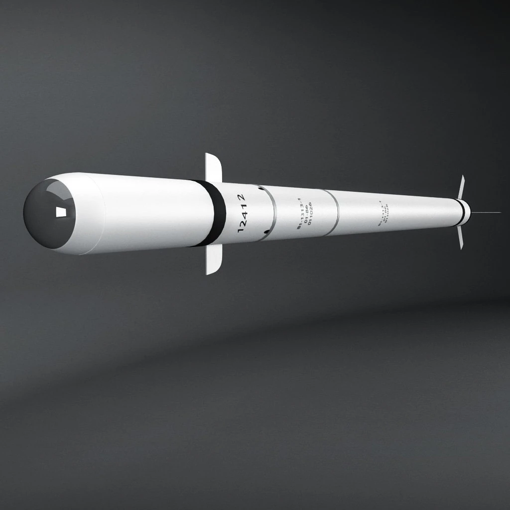 sa7 k&acirc;se roketi 3D Model .c4d .max .obj .3ds .fbx .stl .blend 