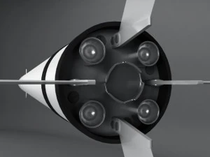 sa7 k&acirc;se roketi 3D Model