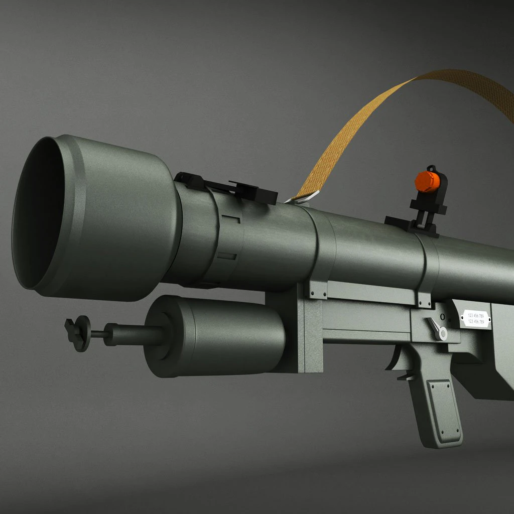 sa7 grail rocket launcher 3D Model .c4d .max .obj .3ds .fbx .stl .blend 