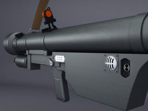 sa7 grail rocket launcher 3D 模型