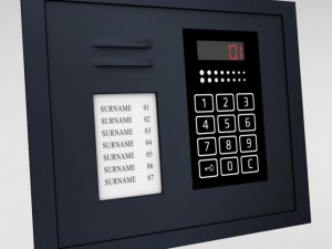 intercom 3Dモデル