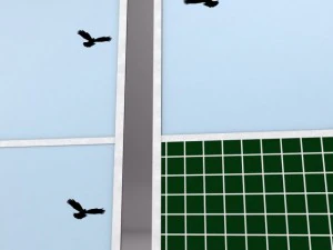 checker noise barrier 3D Model