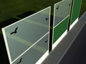 checker noise barrier 3D Model