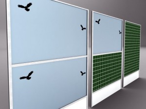 noise barrier set 3D 模型