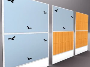 noise barrier set 3D Model