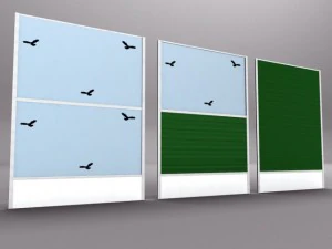 noise barrier set 3D Model
