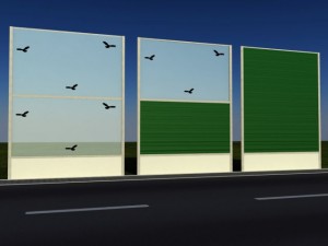 plastic noise barrier Modèle 3D