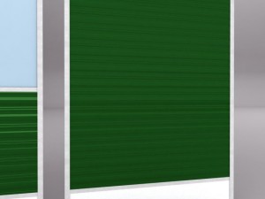 plastic noise barrier Model 3D