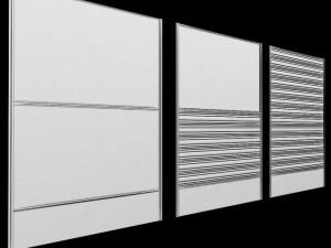 plastic noise barrier Model 3D