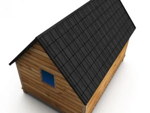 wooden houses pack 3D Model