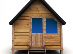 wooden houses pack 3D Model