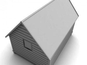 wooden houses pack 3D Model