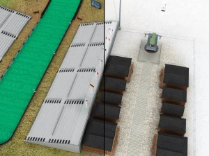Ski jumping hill high detail 3D Model