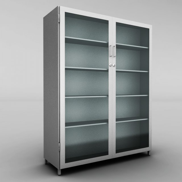 metal cabinet Modello 3D .c4d .max .obj .3ds .fbx .stl .blend 