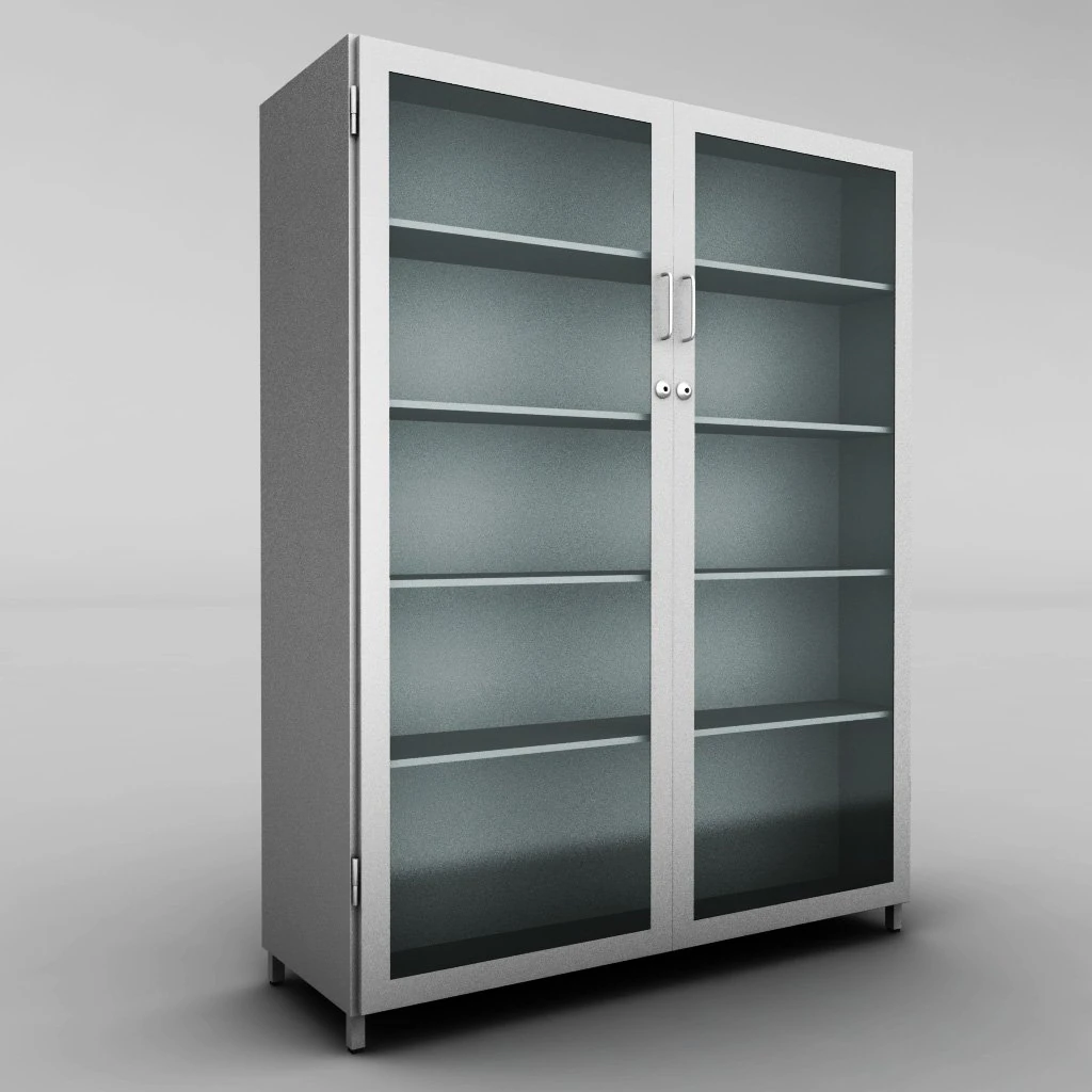 metal cabinet 3D Model .c4d .max .obj .3ds .fbx .stl .blend 
