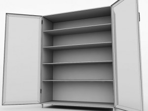 metal cabinet Modello 3D