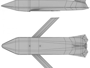 jassm agm158 missile Modelo 3D