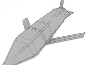 jassm agm158 missile Modelo 3D