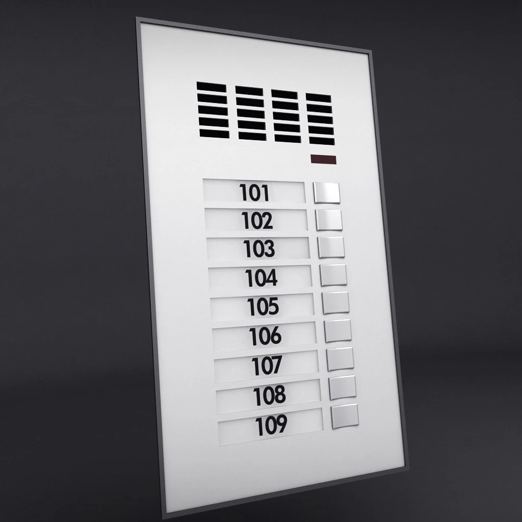 intercom 2 3D Model .c4d .max .obj .3ds .fbx .stl .blend 