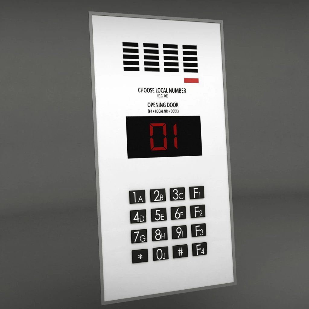 intercom 3 3D Model .c4d .max .obj .3ds .fbx .stl .blend 