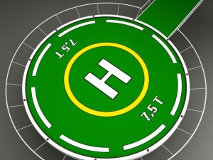 helipad rounded 3Dモデル