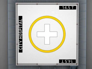 piazza dell'eliporto Modello 3D