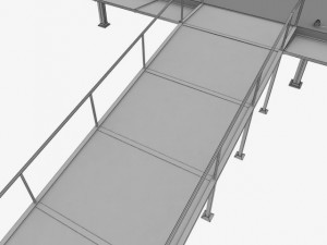 helipad square Modelo 3D