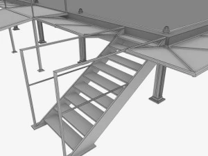 piazza dell'eliporto Modello 3D