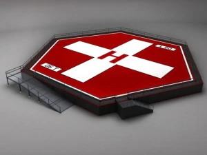 esagono dell'eliporto Modello 3D