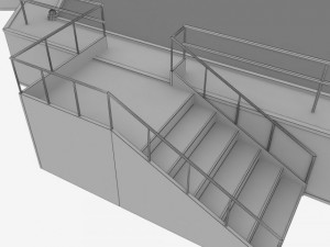 helipad hexagon Modèle 3D