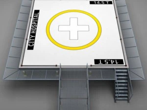 helipad pack 3D Model