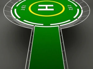 helipad pack 3D Model