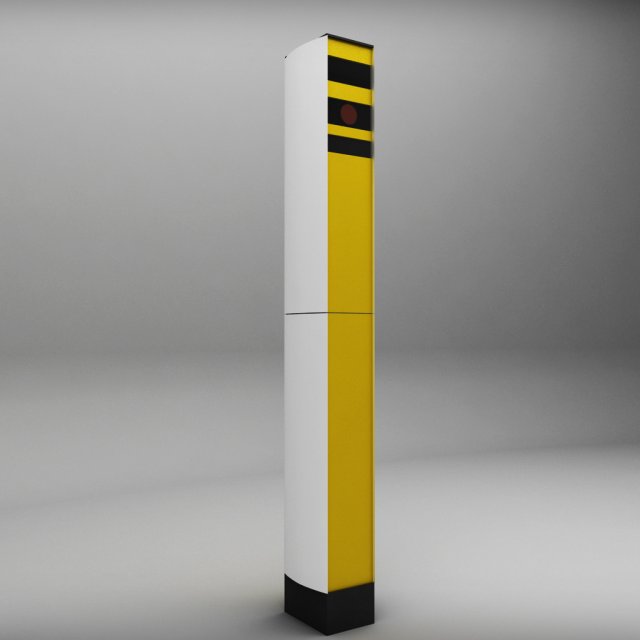 speed camera radar 3D Model .c4d .max .obj .3ds .fbx .stl .blend 