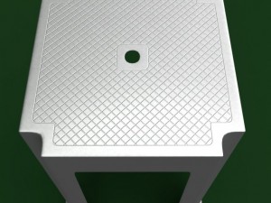 garden plastic furniture set Modelo 3D