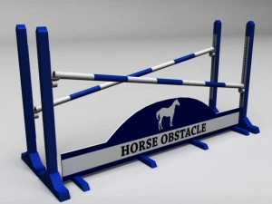 przeszkoda skokowa na koniu 05 Model 3D