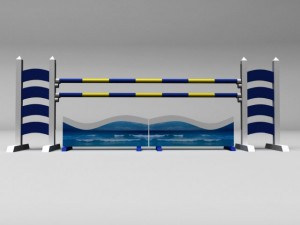 horse jump obstacle pack 3D Model