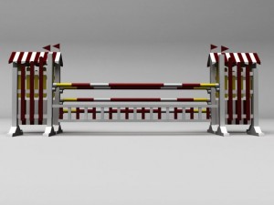 horse jump obstacle pack 3D Model
