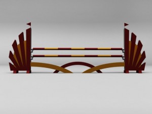 horse jump obstacle pack 3D Model