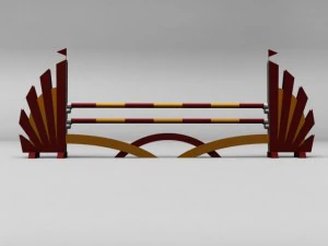 horse jump obstacle pack 3D Model