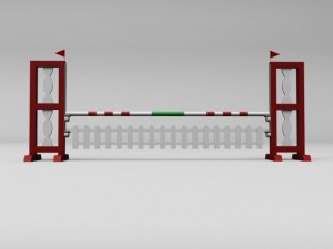 horse jump obstacle pack 3D Model