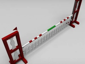 horse jump obstacle pack 3D Model
