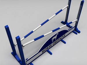 horse jump obstacle pack 3D Model