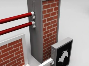 horse jump obstacle full pack 3D Model