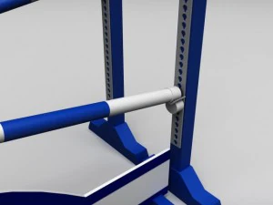 horse jump obstacle full pack 3D Model