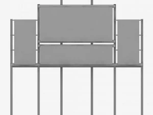 stadium baseball score board 3D Model