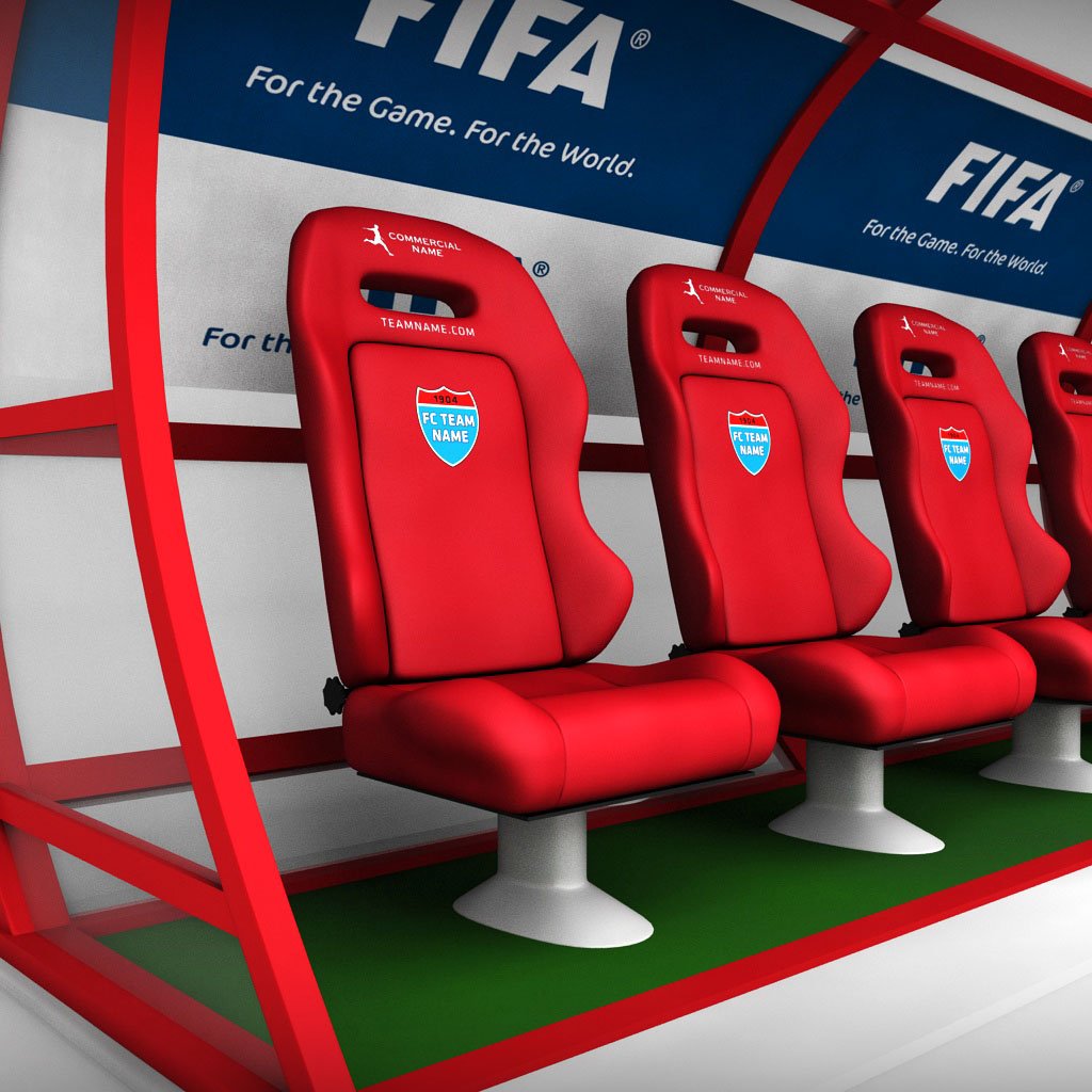Stadium Seating Reserve Bench 3d Model In Sports Equipment 3dexport